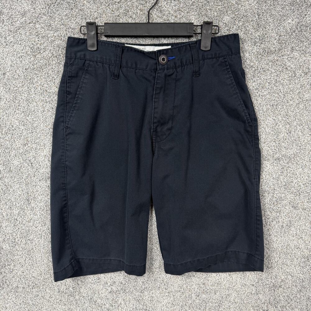 Aeropostale Chino Shorts Mens 29x8.5 Blue Flat Front Preppy Old Money Summer